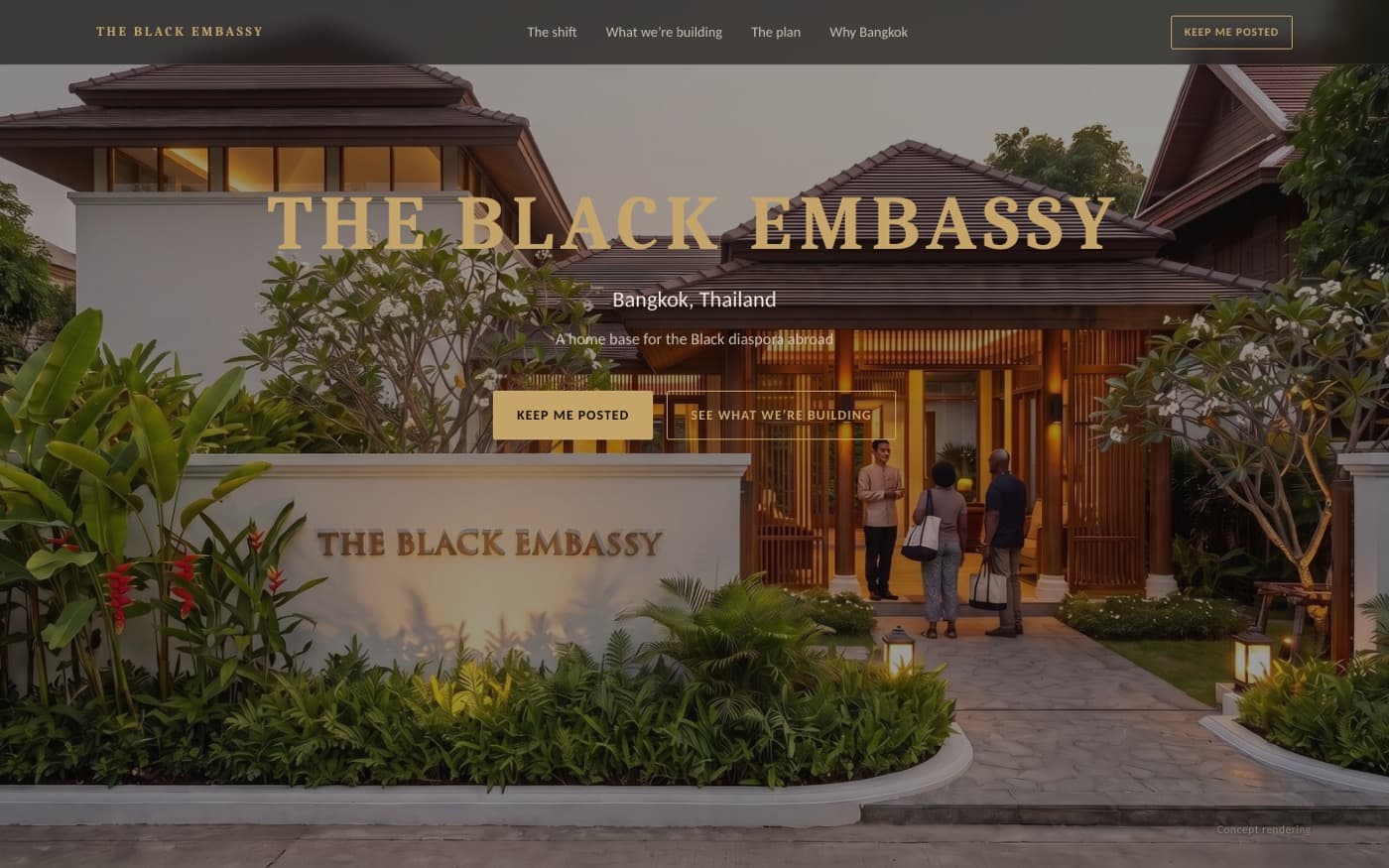 blackembassybangkok.org homepage